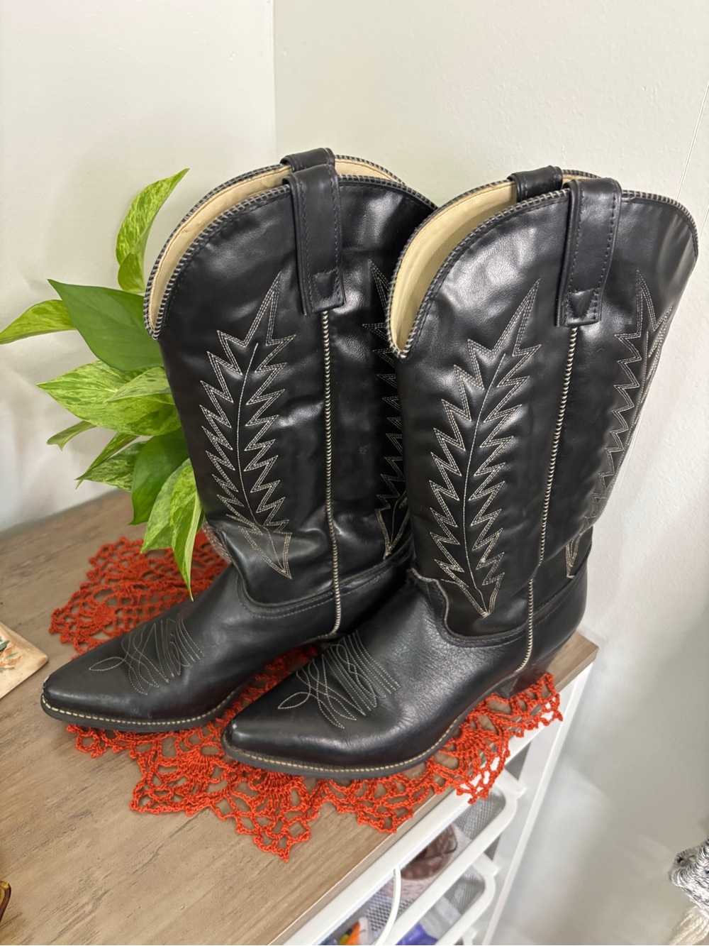 Texas Black Women's Western Boots